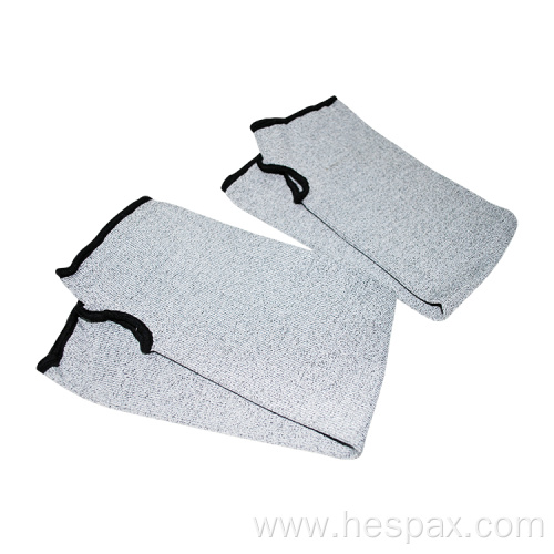 Hespax HPPE 13G Knitted Cut Resistant Protective Sleeves